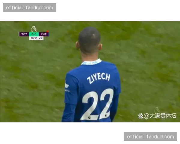 半场:热刺1-2暂时落后切尔西,雅克松头球破门反超比分